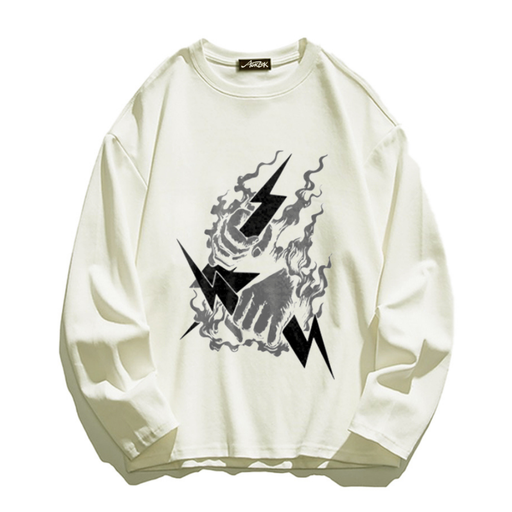 Vintage Lightning Long Sleeve Shirt
