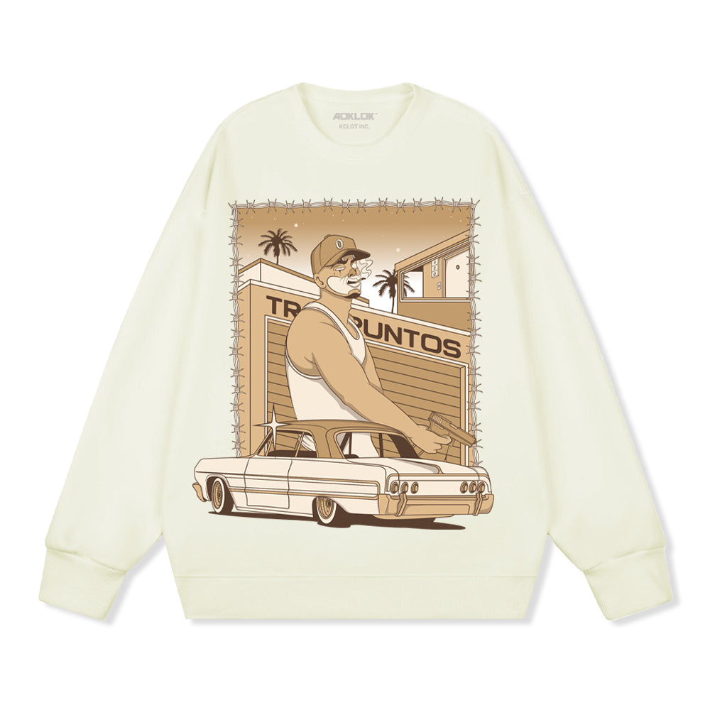 GEG | High Street Co-branded American Style Sweatshirt