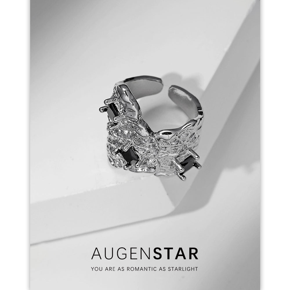 ASR | American Black Crystal Ring