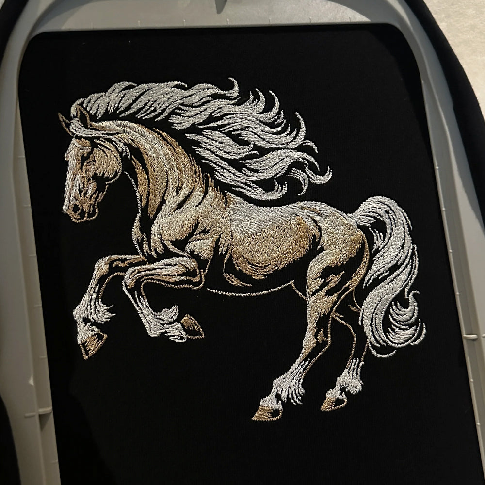Evokyn Embroidered Horse Tee