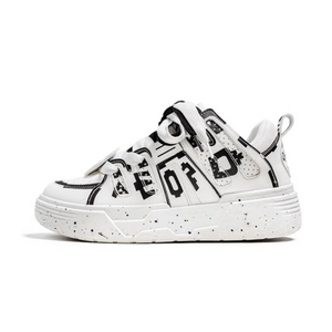 Urban Cartoon Panda Patchwork Sneaker