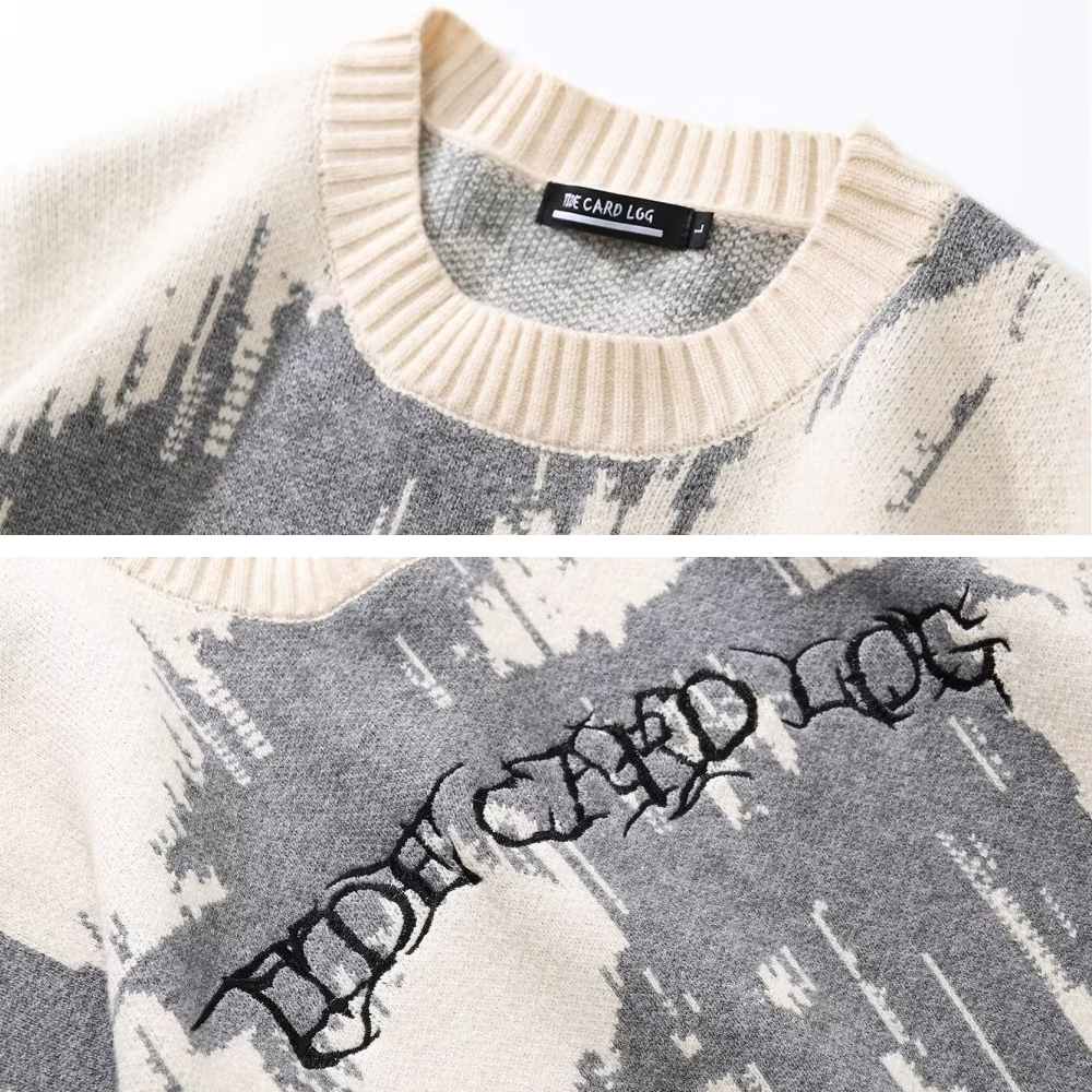 OOC' American Retro Lazy Style Sweater