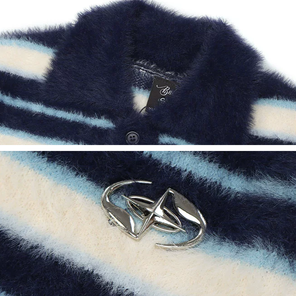Japanese Imitation Mink Polo Sweater