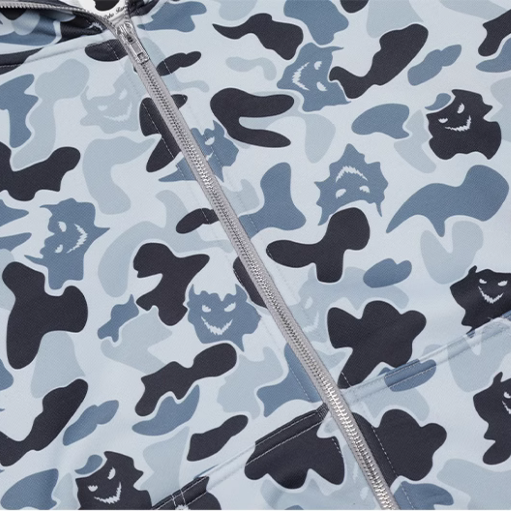 Japanese Street Devil Print Hoodie