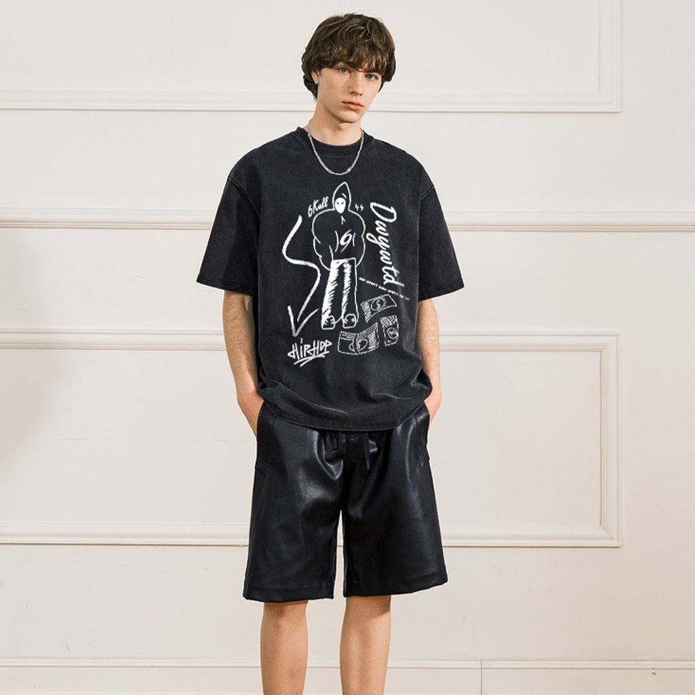 6Kull High Street Anime Portrait T-Shirt