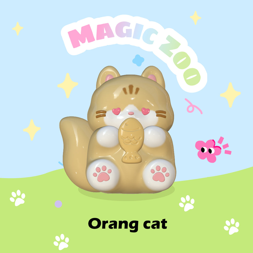 RuaRuaRainbow Cat Mystery Box Squeezing Toy