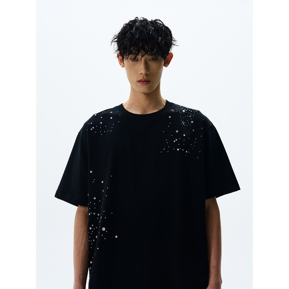 🔥LoopStone Star Galaxy Design Sparkle Tees