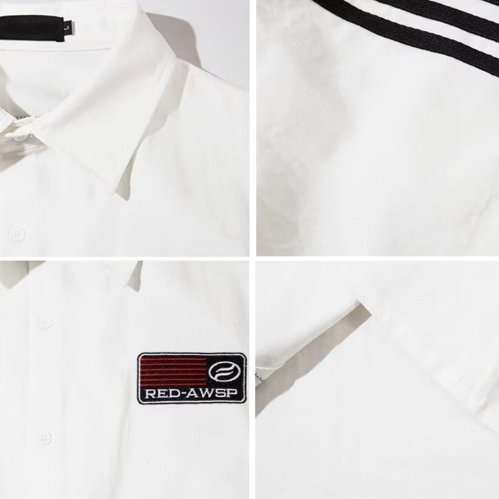 American Three-Stripe Embroidered Shirt