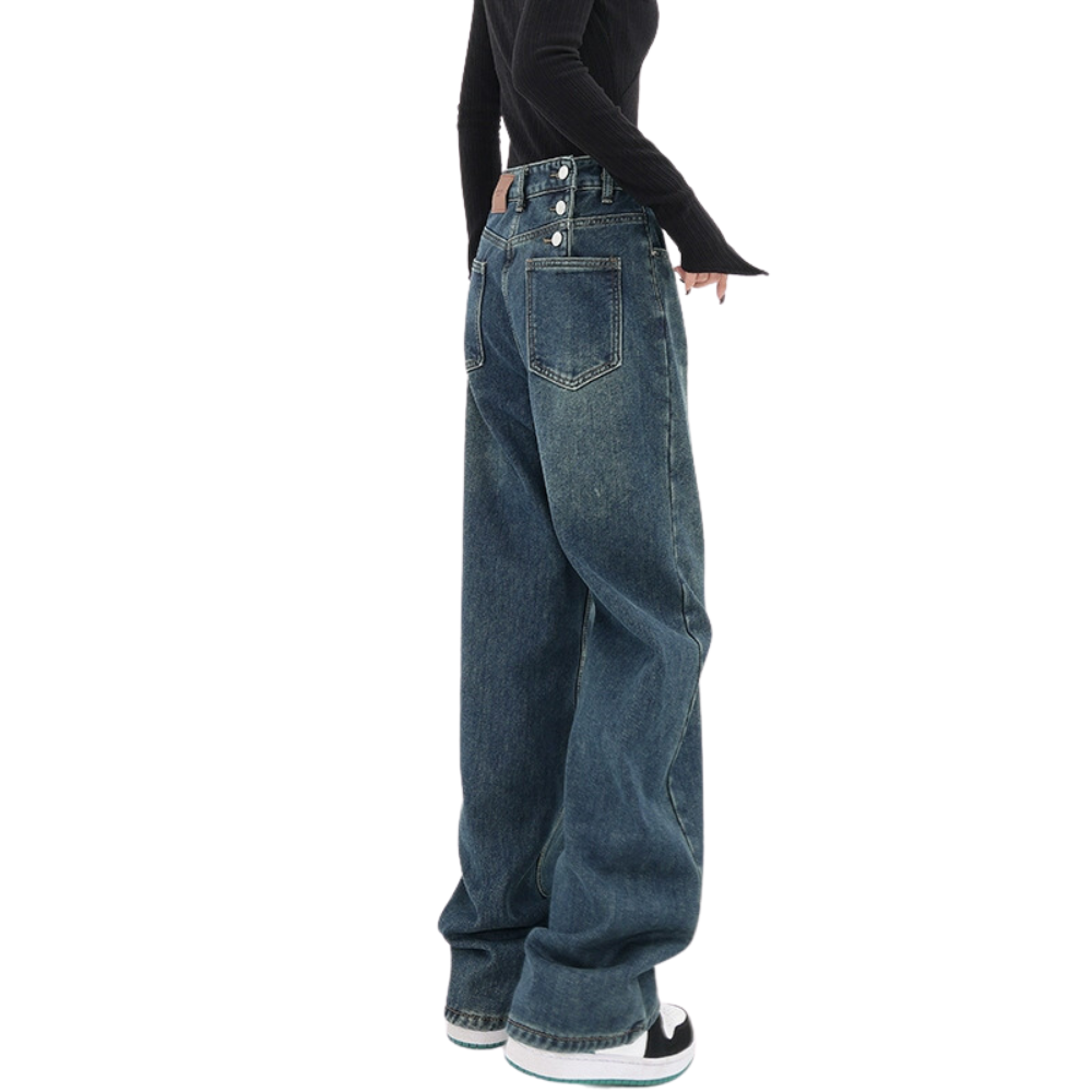 Women's Urban Solid Color Jeans