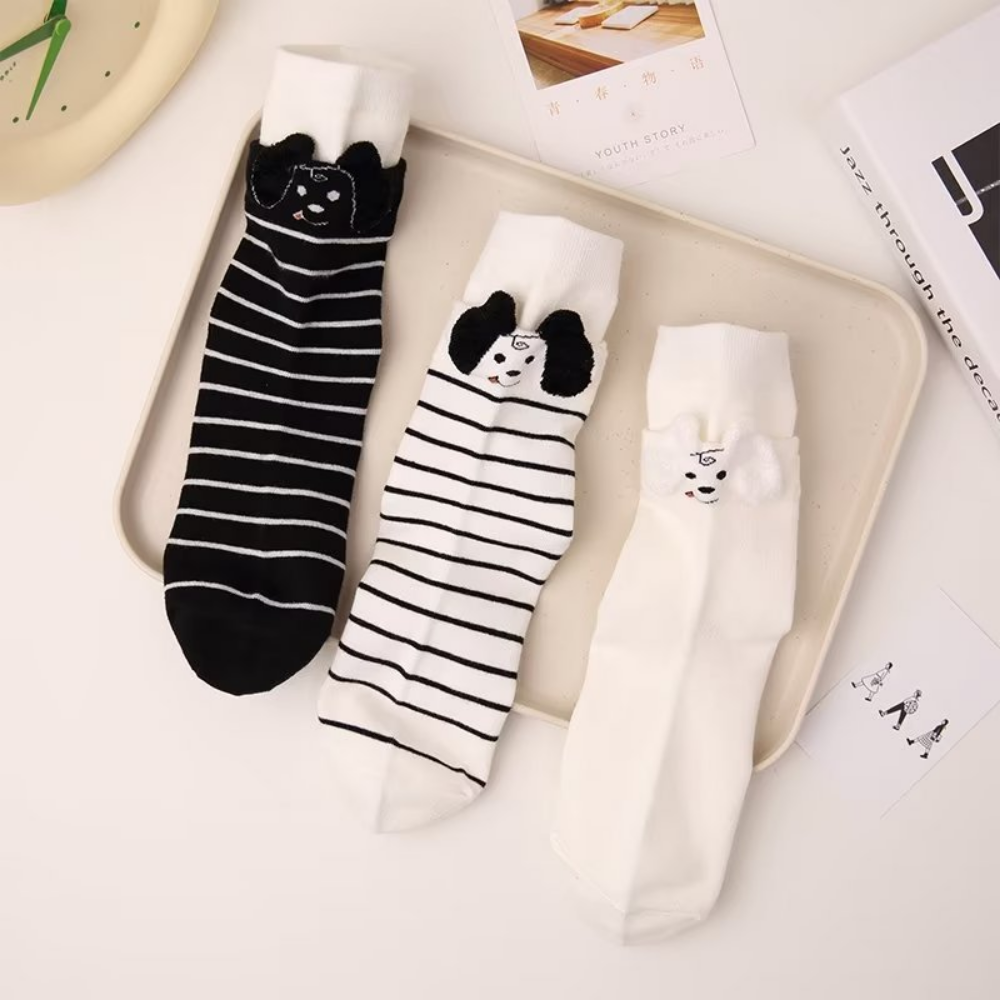 Cute Puppy Holding Hands Socks
