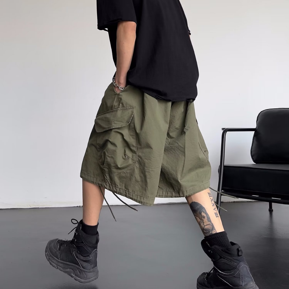 Japanese Loose Cargo Shorts