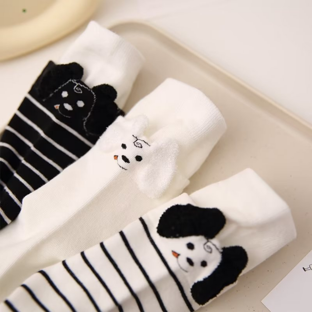 Cute Puppy Holding Hands Socks
