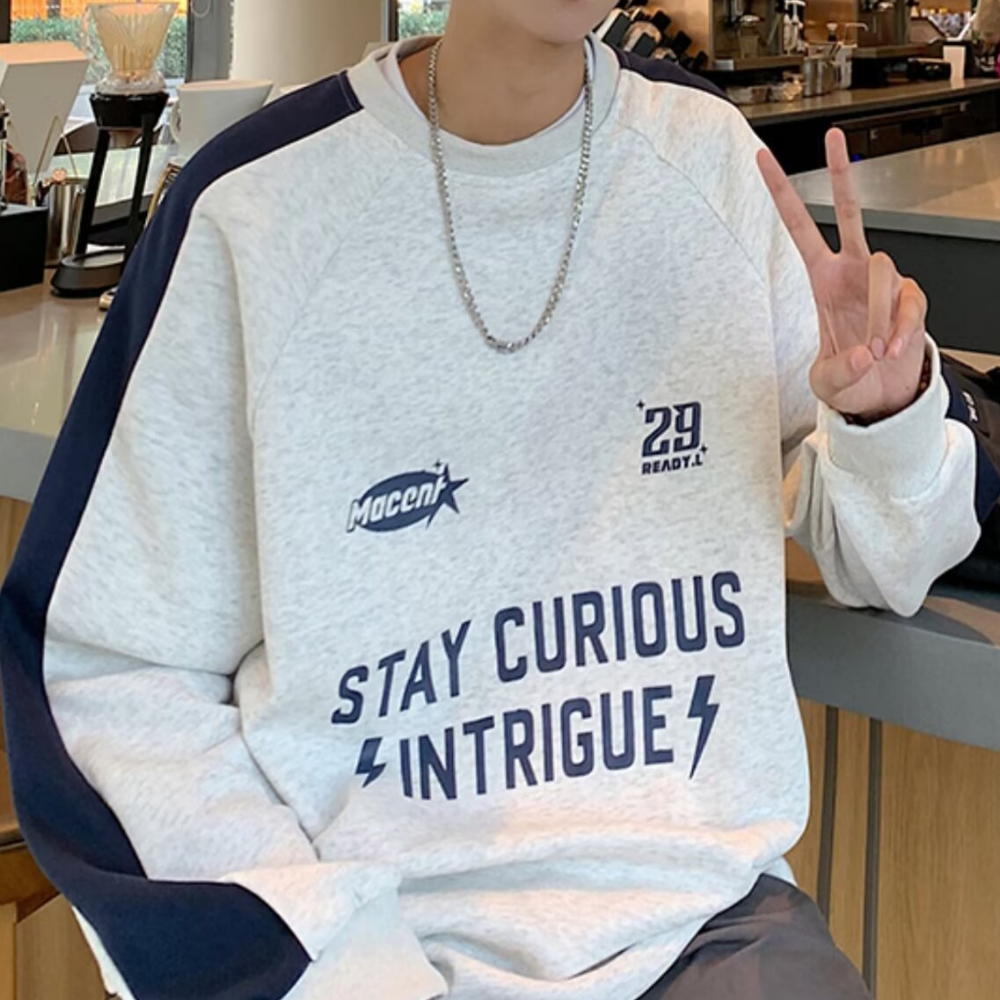Loose Letter Sweatshirt
