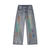 Distressed Iridescent Jeans