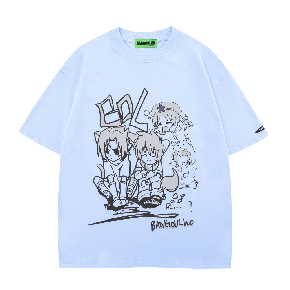 Japanese Cute Kids Printed T-shirt