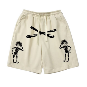 American Cross Skull Shorts