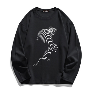 Abstract Graphic Long Sleeve Shirt