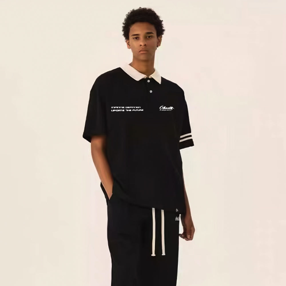 6Kull Retro Brand Logo Polo Shirt