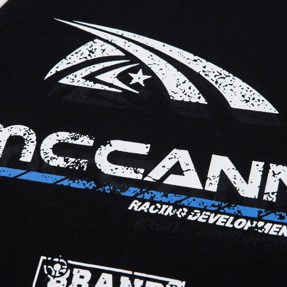 Evokyn Contrast Color Motorcycle Print T-shirt