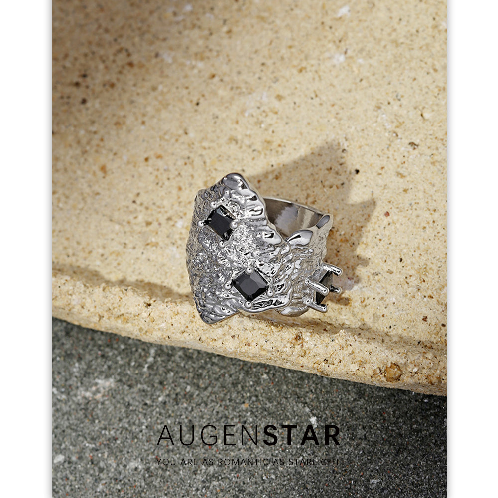 ASR | American Black Crystal Ring