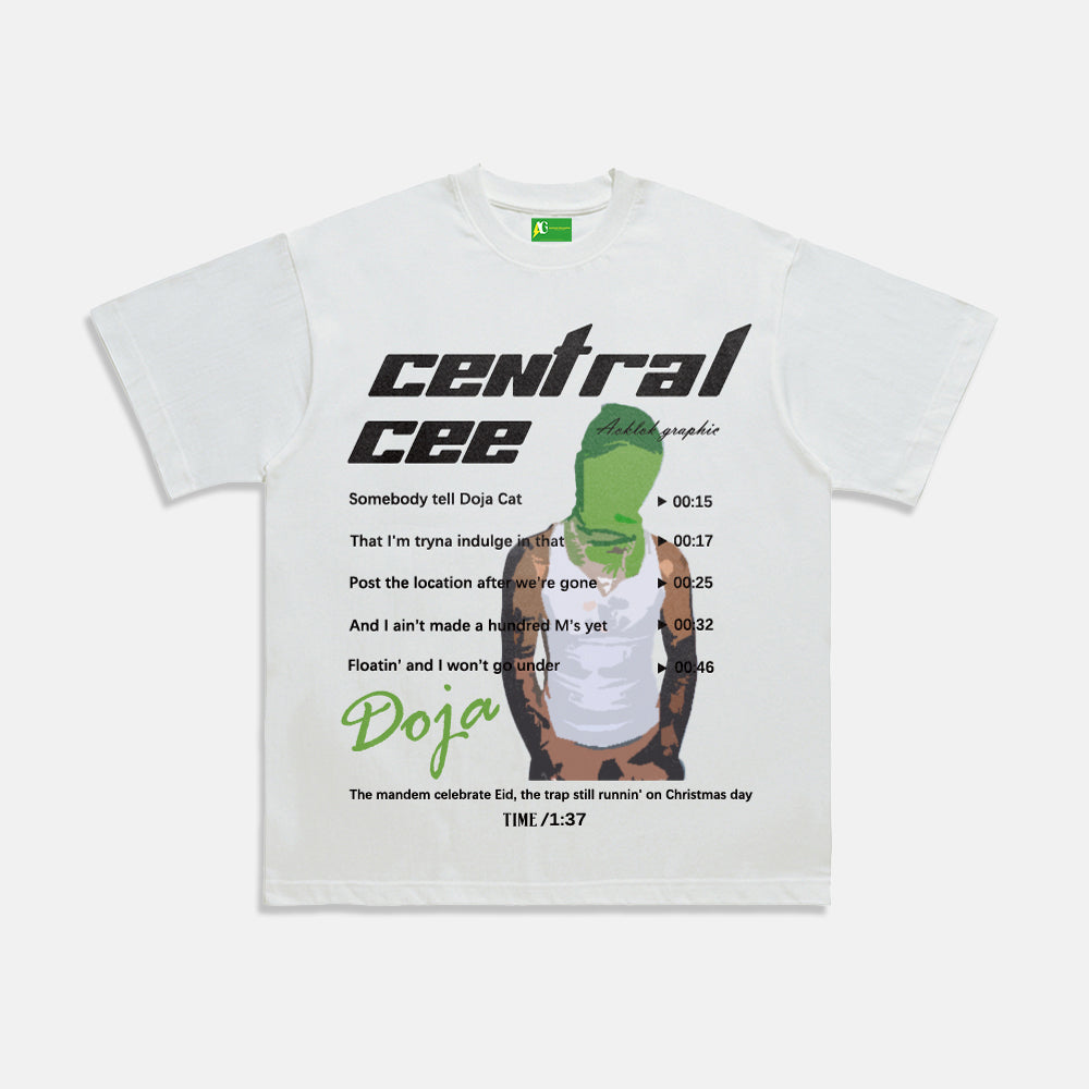 AG Rap Music Lyrics Print T-Shirt