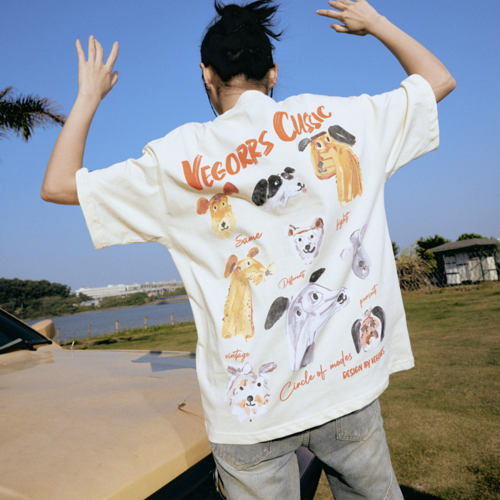Oil Painting Pet Dog T-Shirt