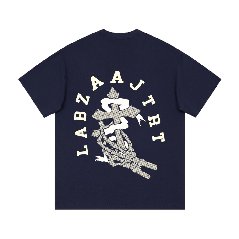 Crush Skull | Bold Hand Bone Graphic T-shirt