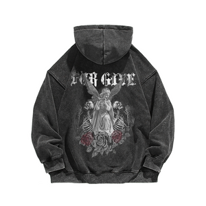 High Street Angel Rose Washed Hoodie