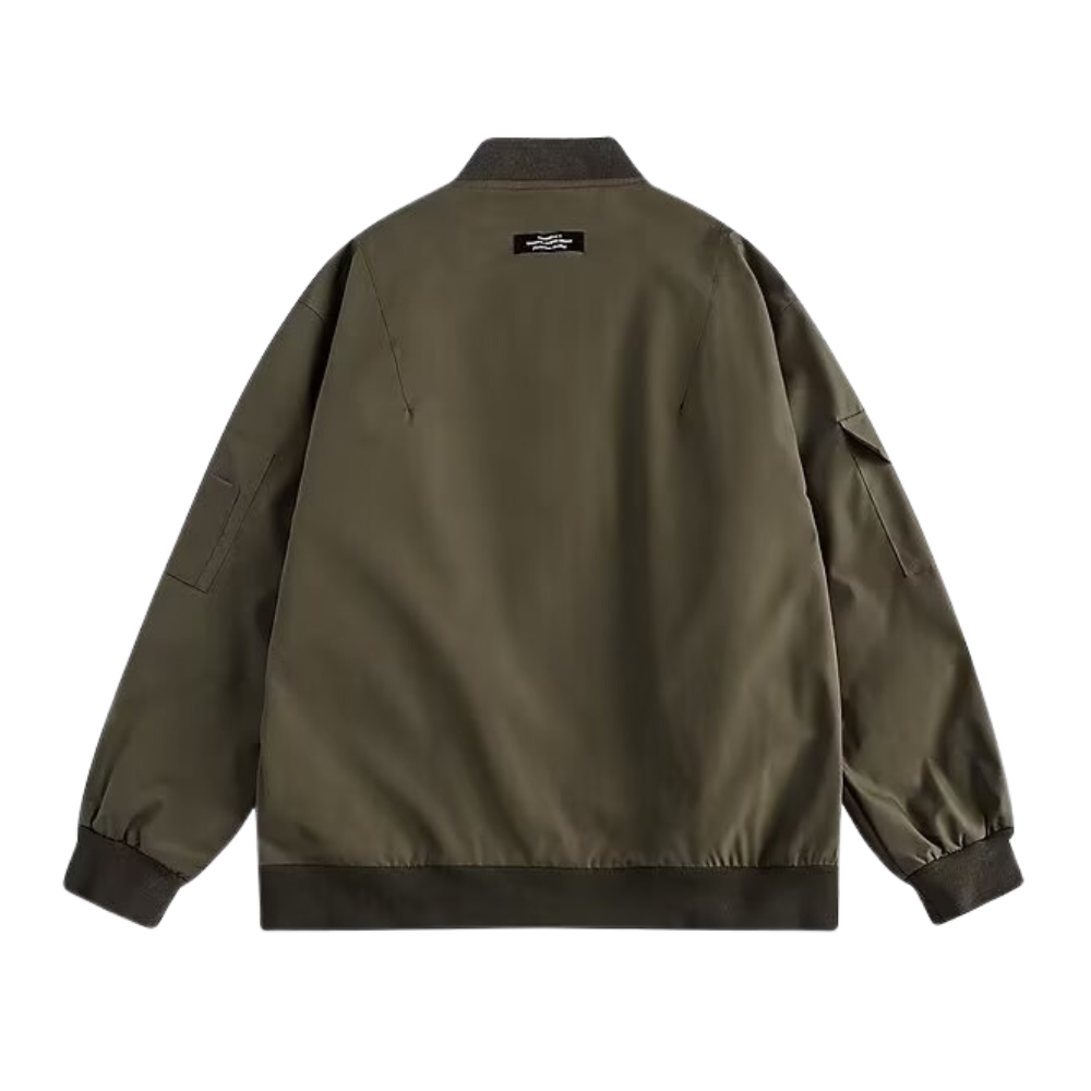 Vintage Multi Pocket Bomber Jacket