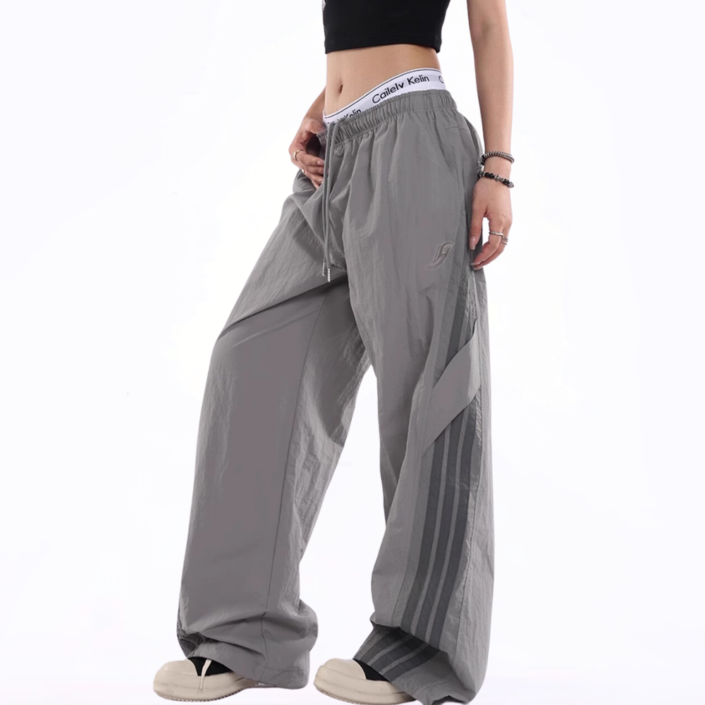 Side Stripe Tie Quick-Drying Sweatpants