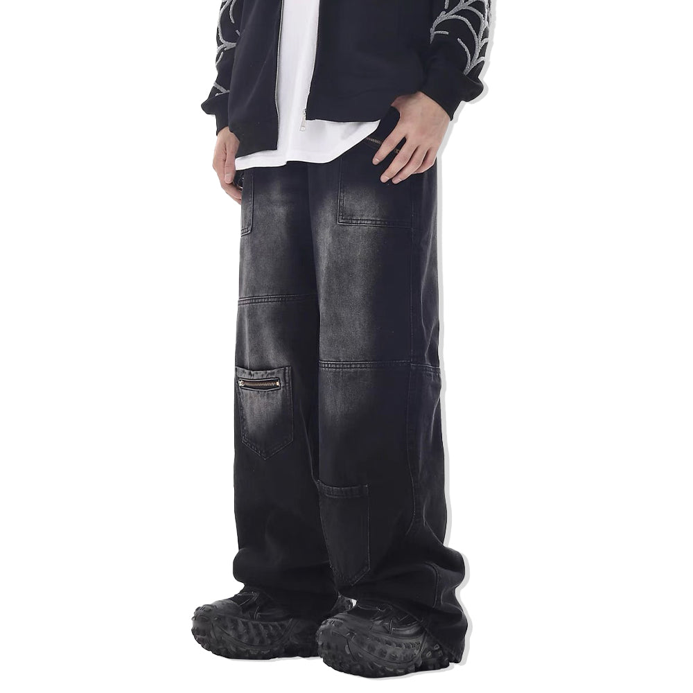 CE | American Retro Multi-Pocket Straight Leg Jeans