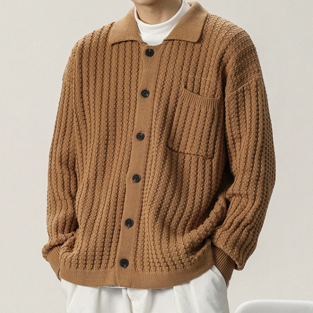 American Workwear Knitted Cardigan Sweater