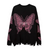 High Street Butterfly Letter Jacquard Sweater