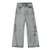 Women's High Street Washed Textured Jeans