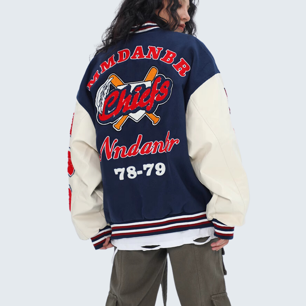 American Preppy Jacquard Jacket