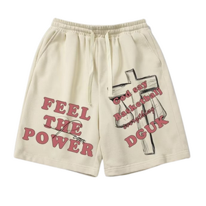 High Street Cross Letter Shorts