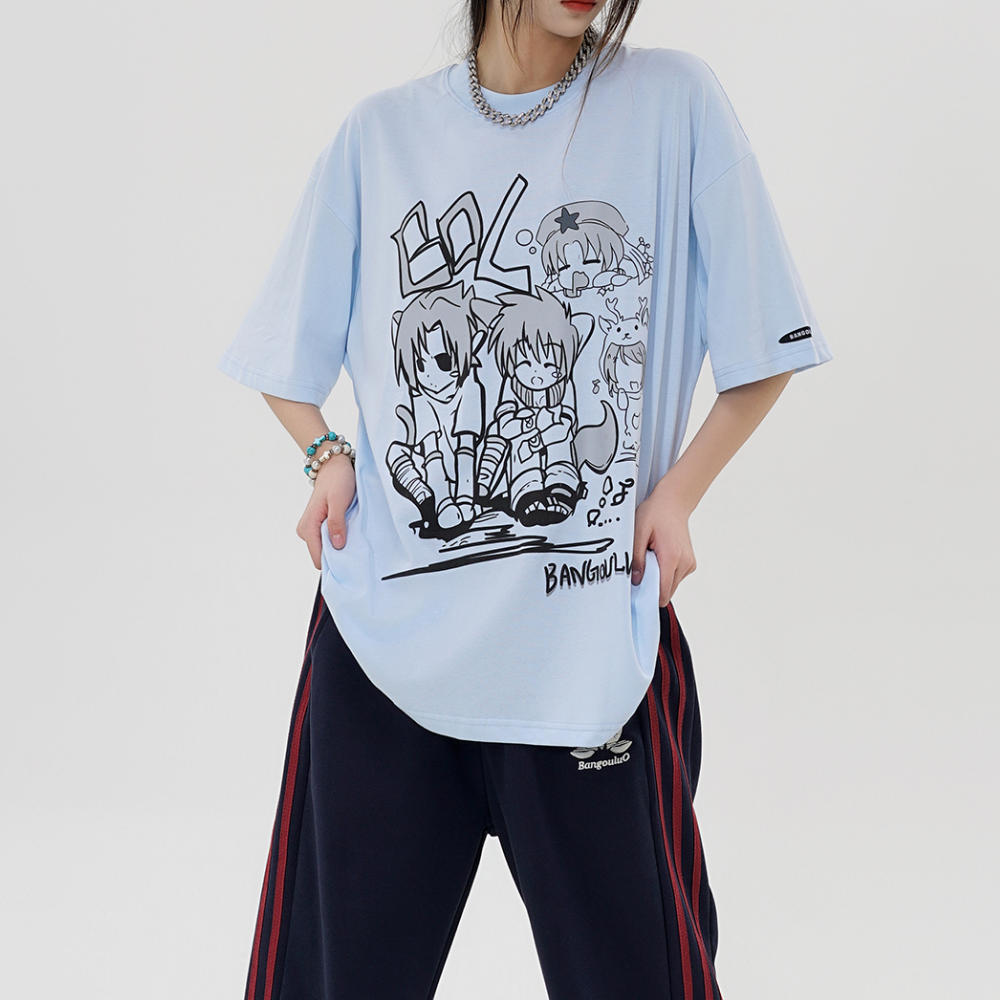 Japanese Cute Kids Printed T-shirt