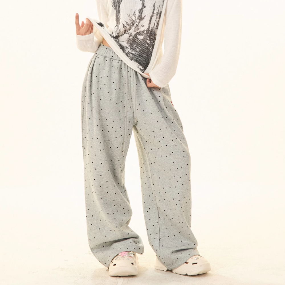 Women's Blue Floral Sweatpants