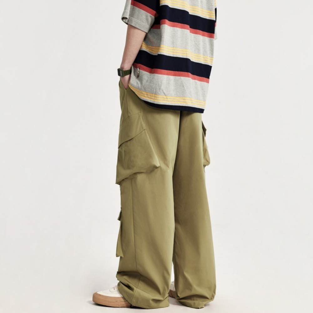 Relaxed Multi-pocket Cargo Pants