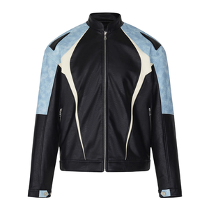 High Street Leather Biker Jacket