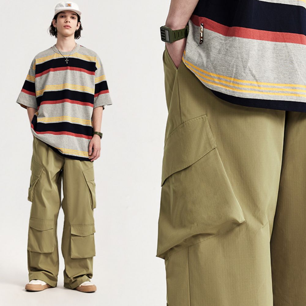Relaxed Multi-pocket Cargo Pants