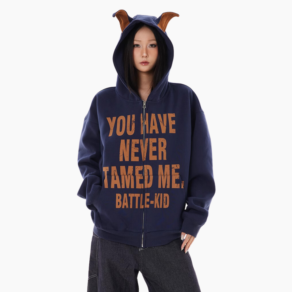 High Street Doberman Ears Hoodie