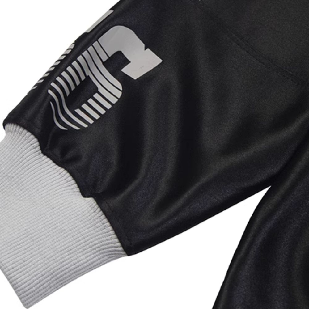 Hip Hop V-Neck Silk Raglan Sweatshirt