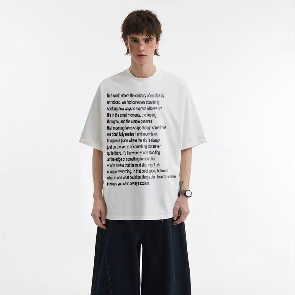 Unseen Echoes Quiet Chaos Tee