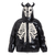 Halloween Skeleton Patch Hooded Coat