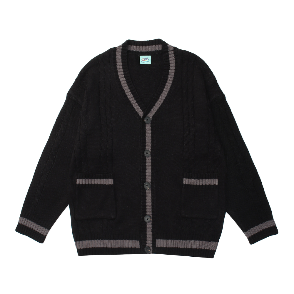Simple Solid Color Cardigan Sweater