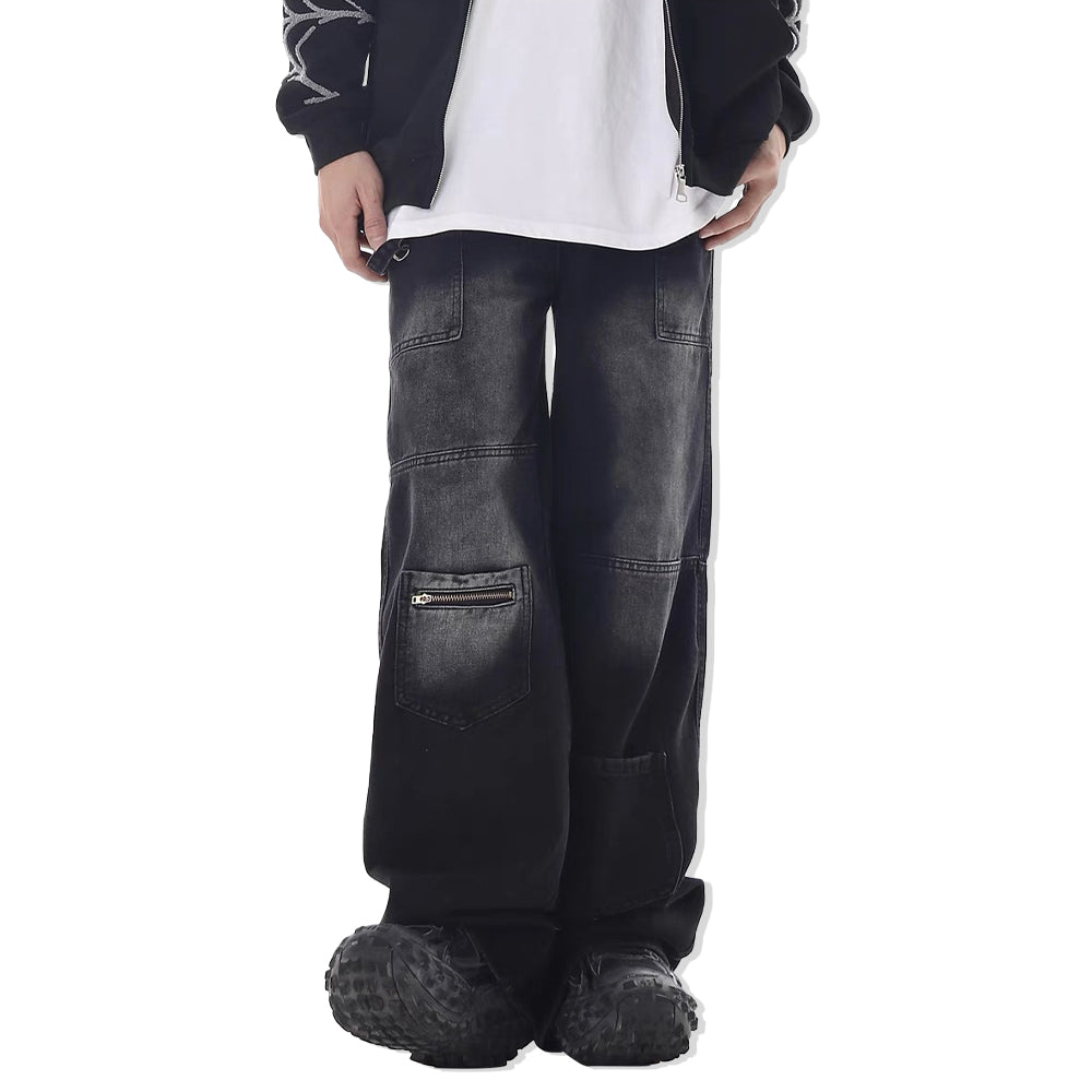 CE | American Retro Multi-Pocket Straight Leg Jeans