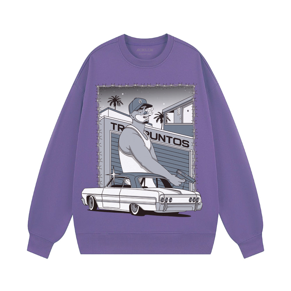 GEG | High Street Co-branded American Style Sweatshirt