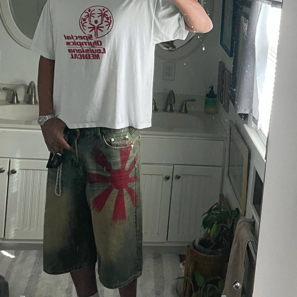 ART IN WAR Solar Stain Shorts