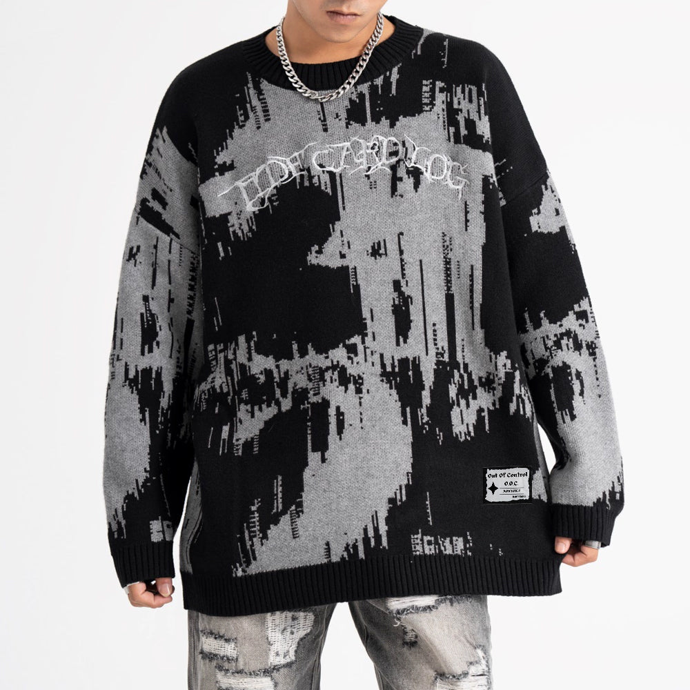 OOC' American Retro Lazy Style Sweater